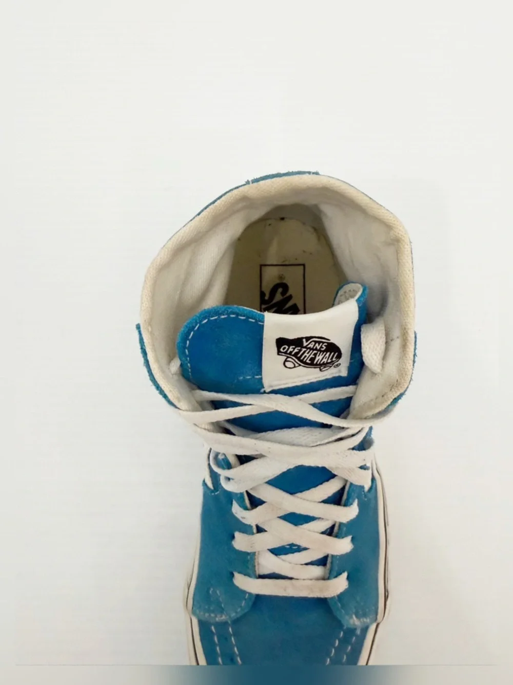Vans Sk8-Hi Tapered Color Theory sneakers in the Mediterranean Blue